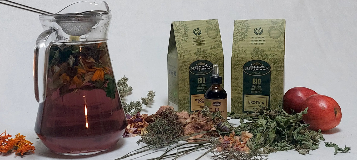 Mūsu tinktūras un augu tējas